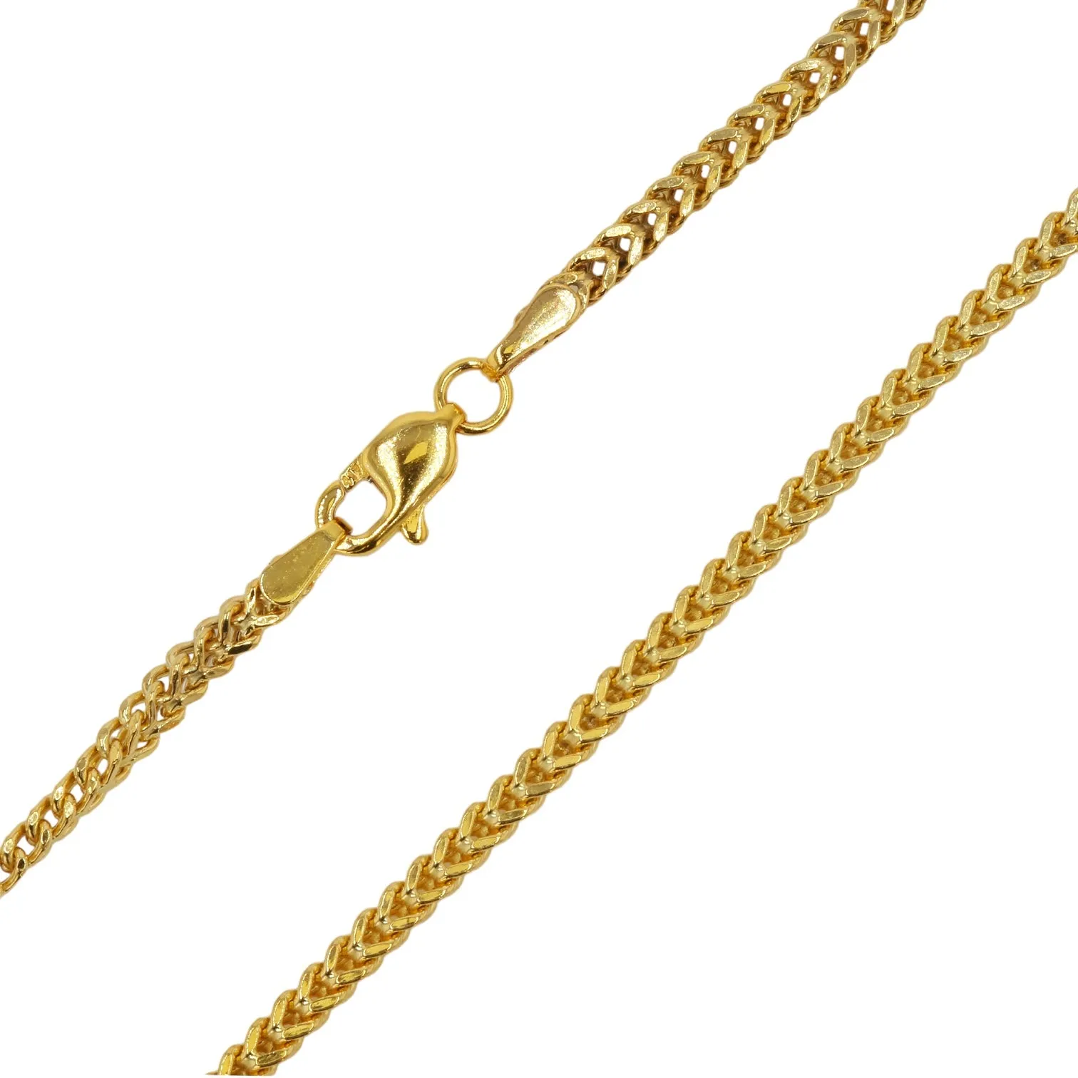 10K Yellow Gold Franco Anklet Bracelet-226773