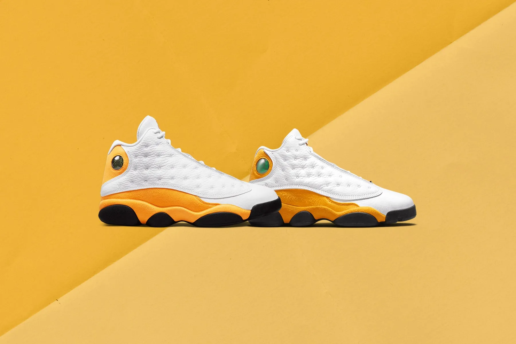 Air Jordan 13 Retro "Del Sol" (GS) - White/University Red/Del Sol/Black