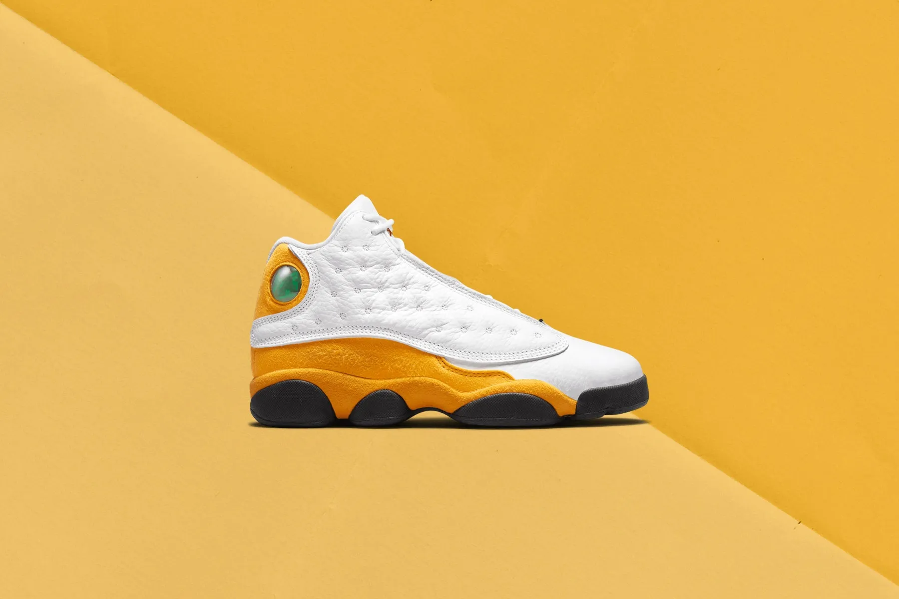 Air Jordan 13 Retro "Del Sol" (GS) - White/University Red/Del Sol/Black