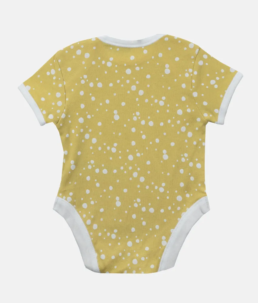 Baby Bodysuit - Yellow Spots