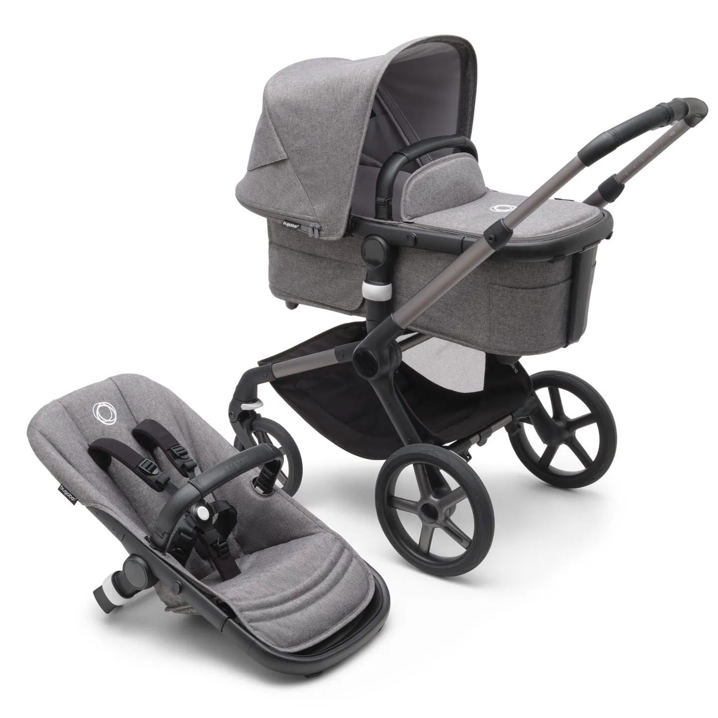 Bugaboo Fox 5 Complete - Graphite/Grey Melange/Grey Melange