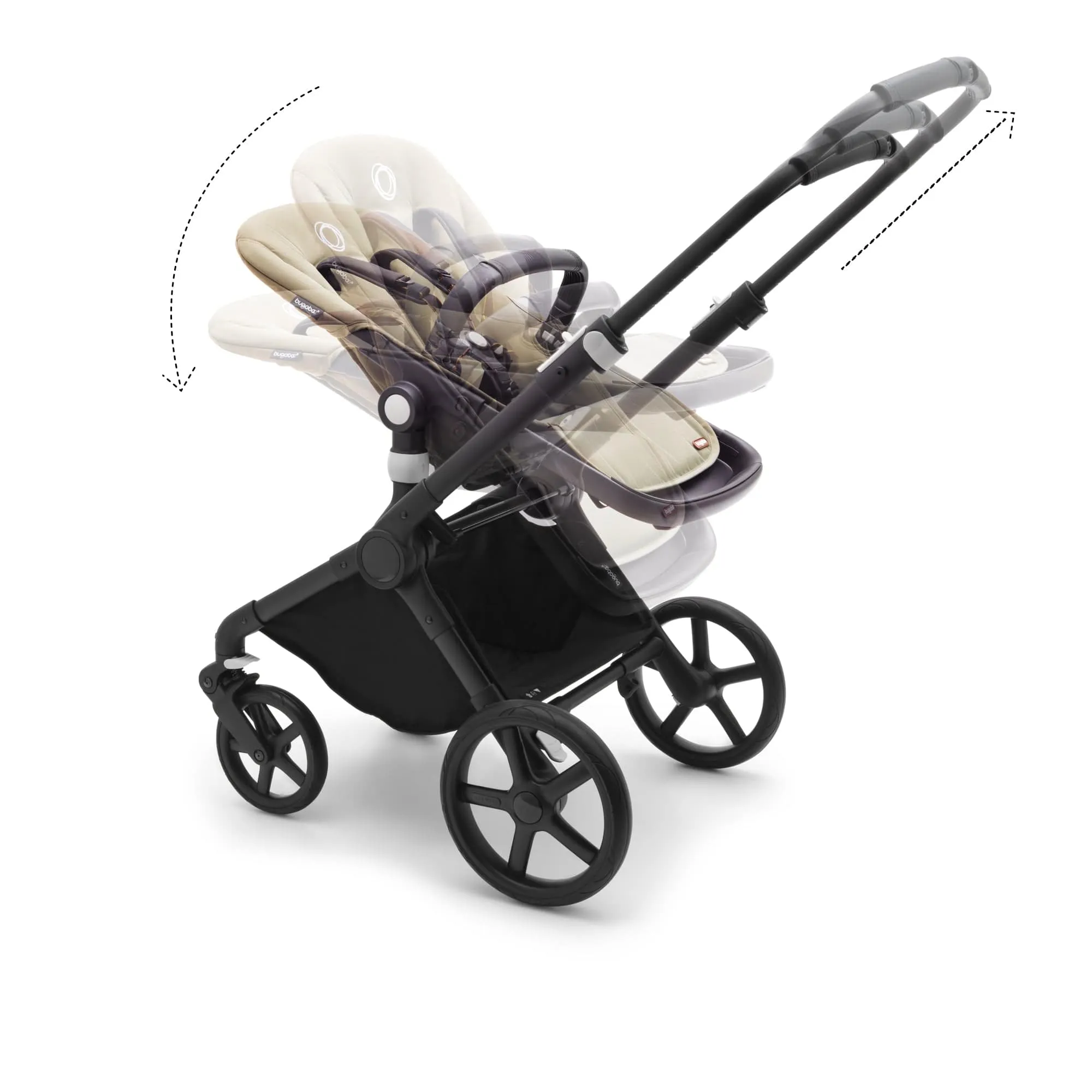 Bugaboo Fox Cub Complete - Black/Desert Beige/Desert Beige