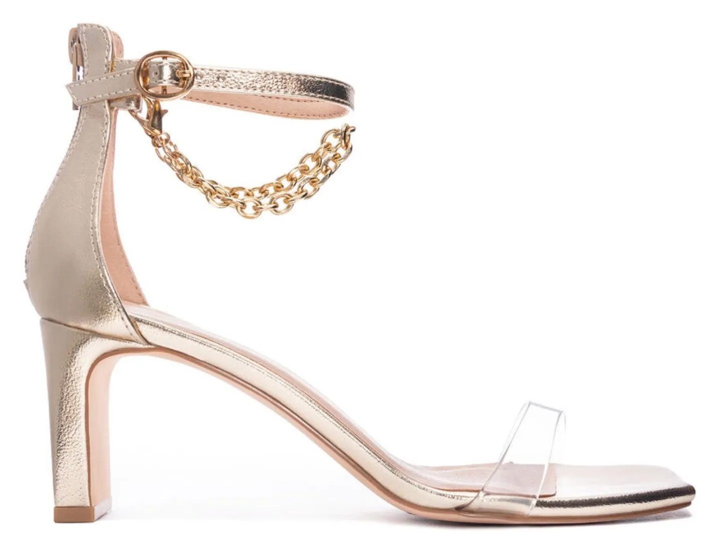 Chinese Laundry: Yara Heel in Gold