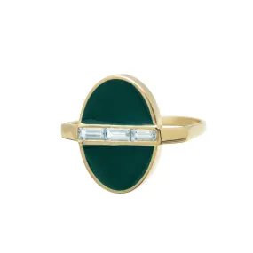 DECO LAGO AQUAMARINE RING