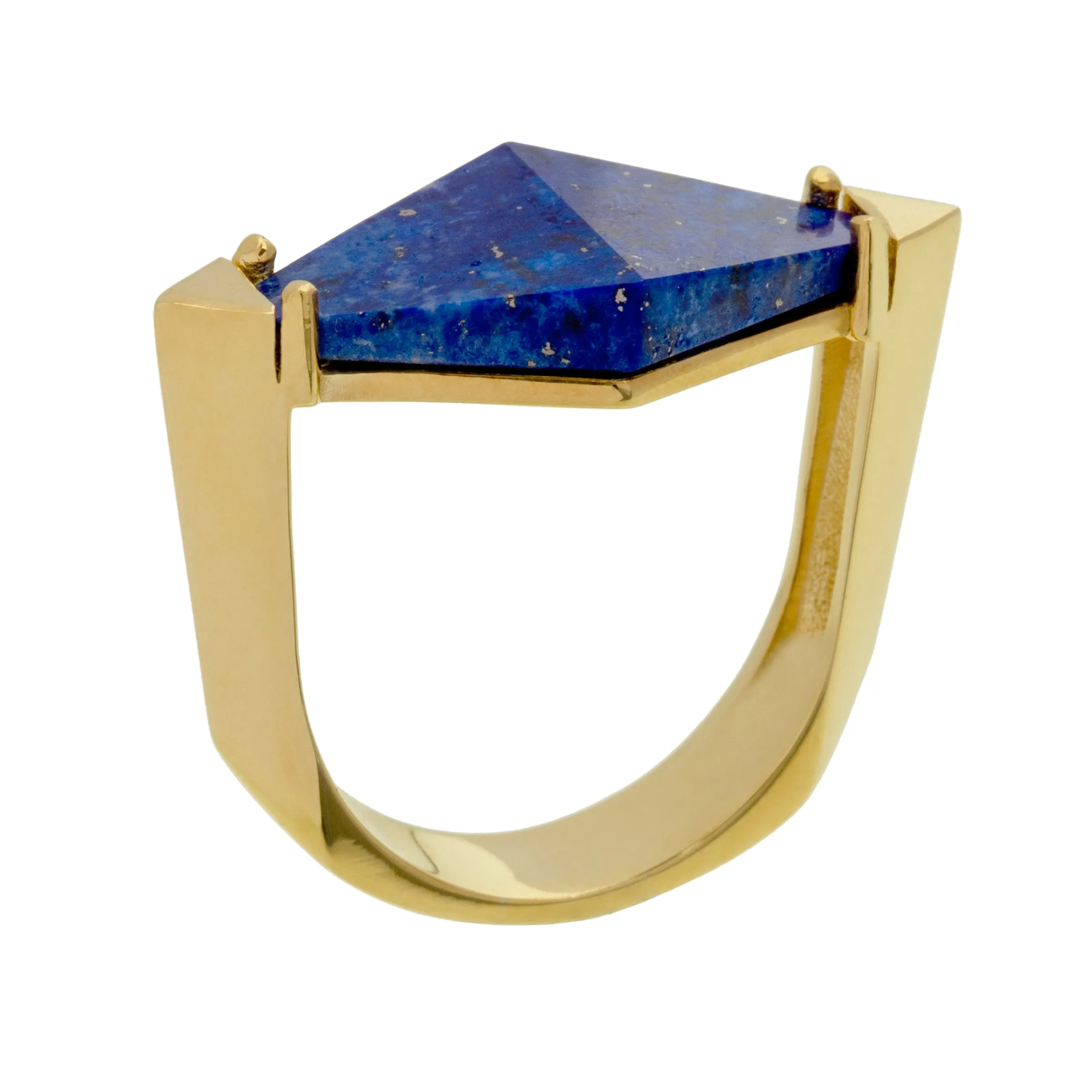 DECO ROMBO LAPIS LAZULI RING