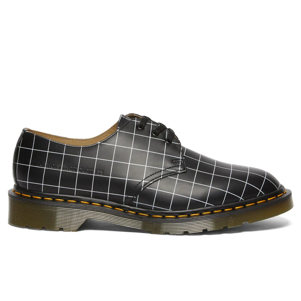 Dr. Martens x Undercover 1461 Check Smooth - Black