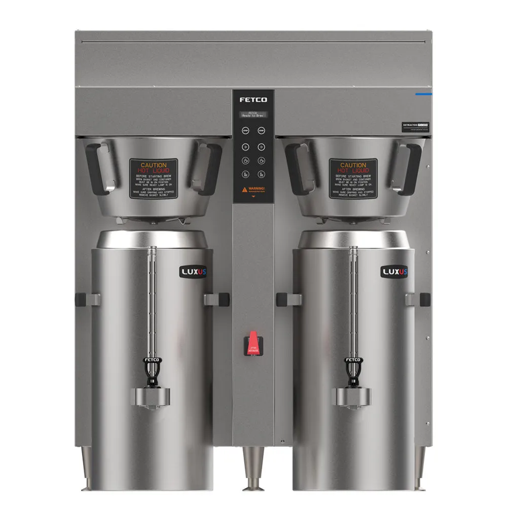 Fetco CBS-1262 Plus Series Twin Station Airport Coffee Brewer - 208-240V