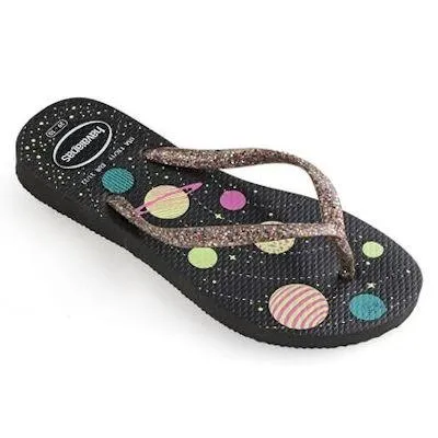 Havaianas Kids Slim Fashion Black