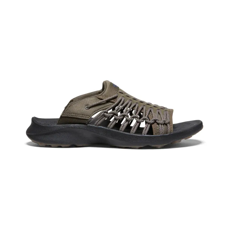 MEN'S UNEEK SNK SLIDE - CANTEEN/BLACK