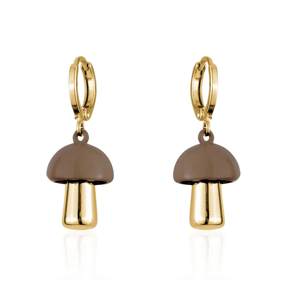 MUSHROOM CHARM EARRINGS