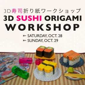 Ontario 3D Sushi Origami Workshop (include Bundle Set)