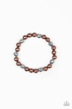 Paparazzi Poised For Perfection - Brown Bracelet