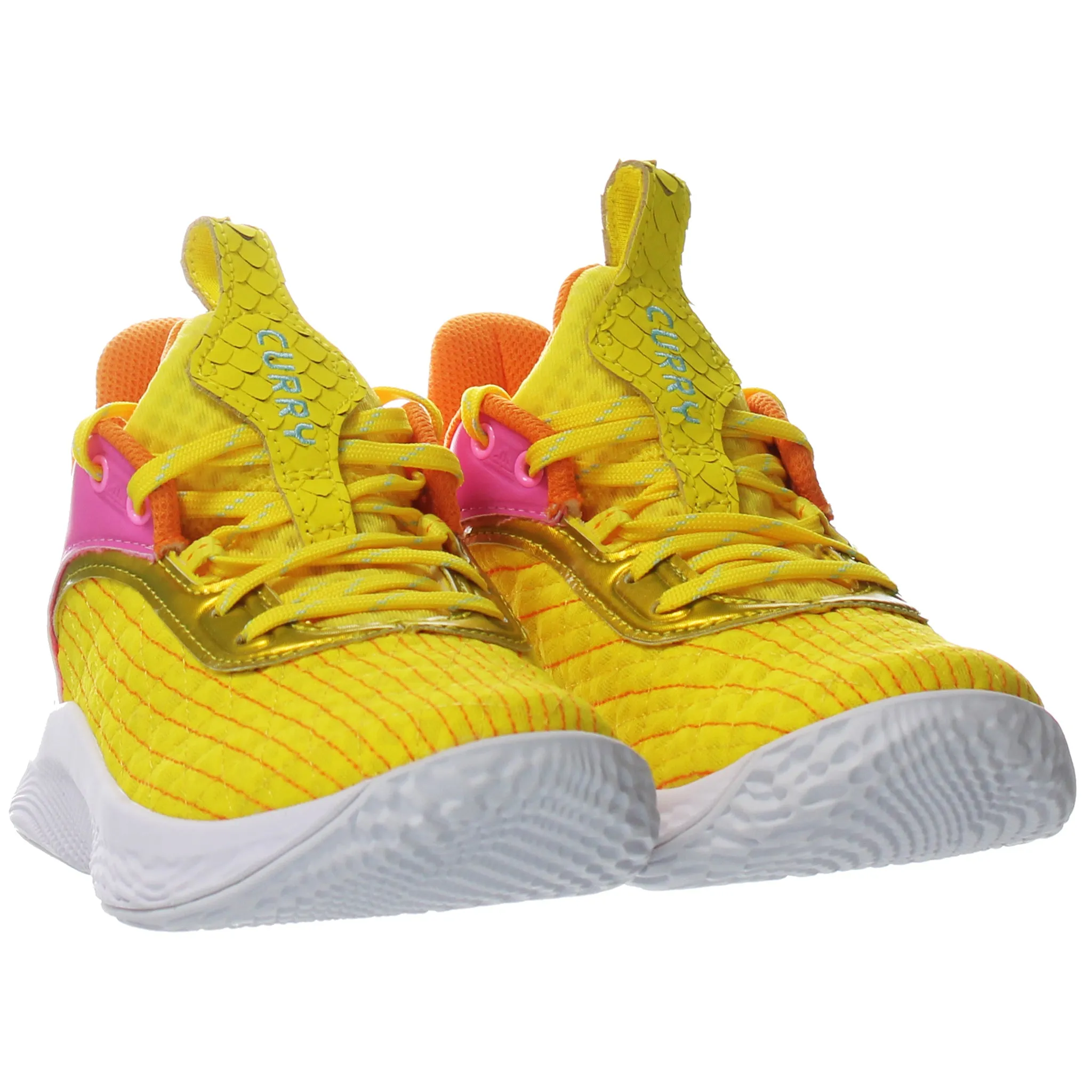 Under Armour Sesame Street x Curry Flow 9 PS Kids Yellow Trainers