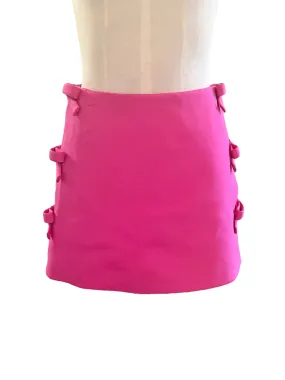 Valentino Size 38 Pink PP by Valentino Crepe Couture Bow Skort